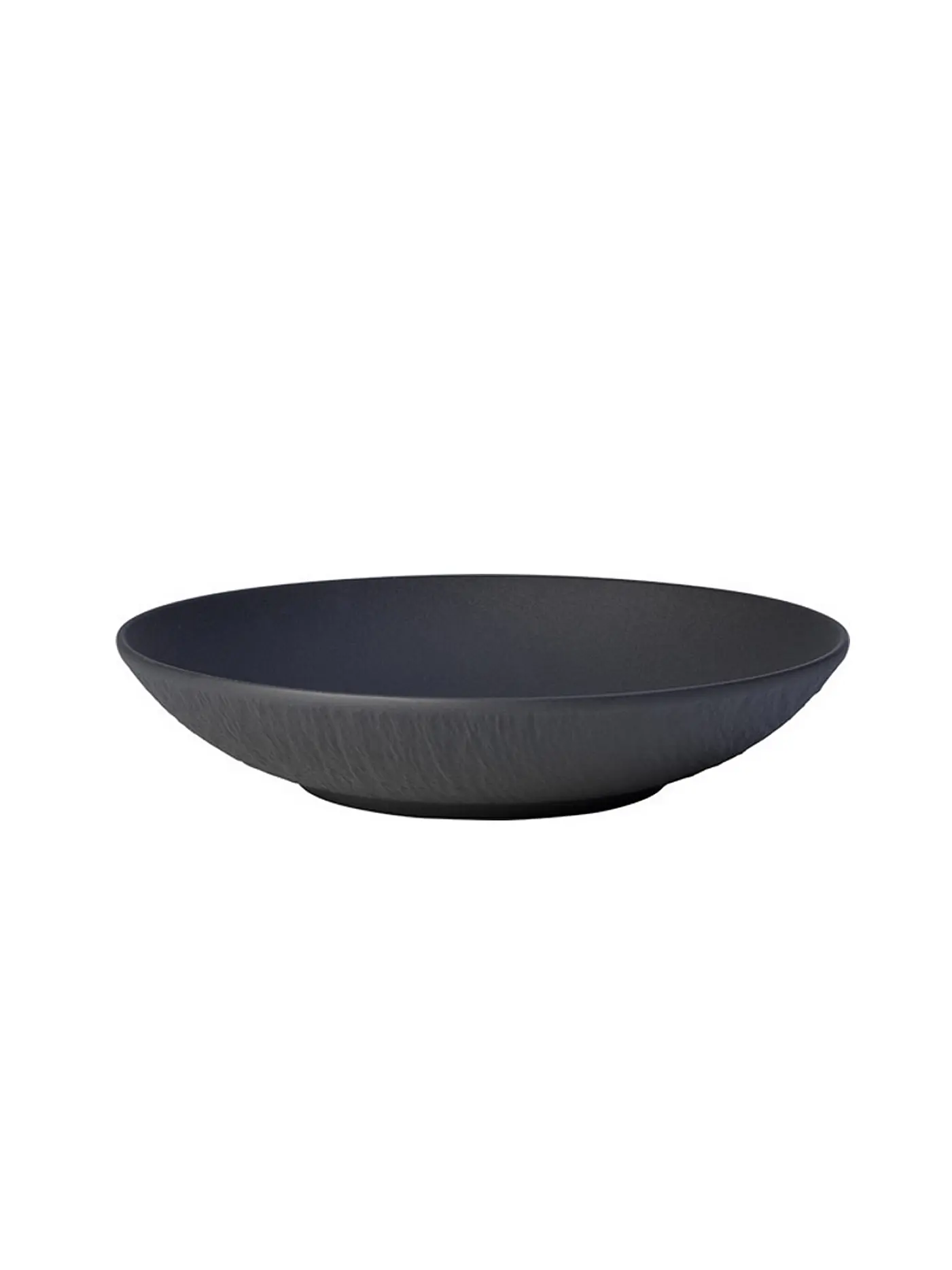 VILLEROY & BOCH | Schale flach "Manufacture Rock" 24cm (Schwarz) | 